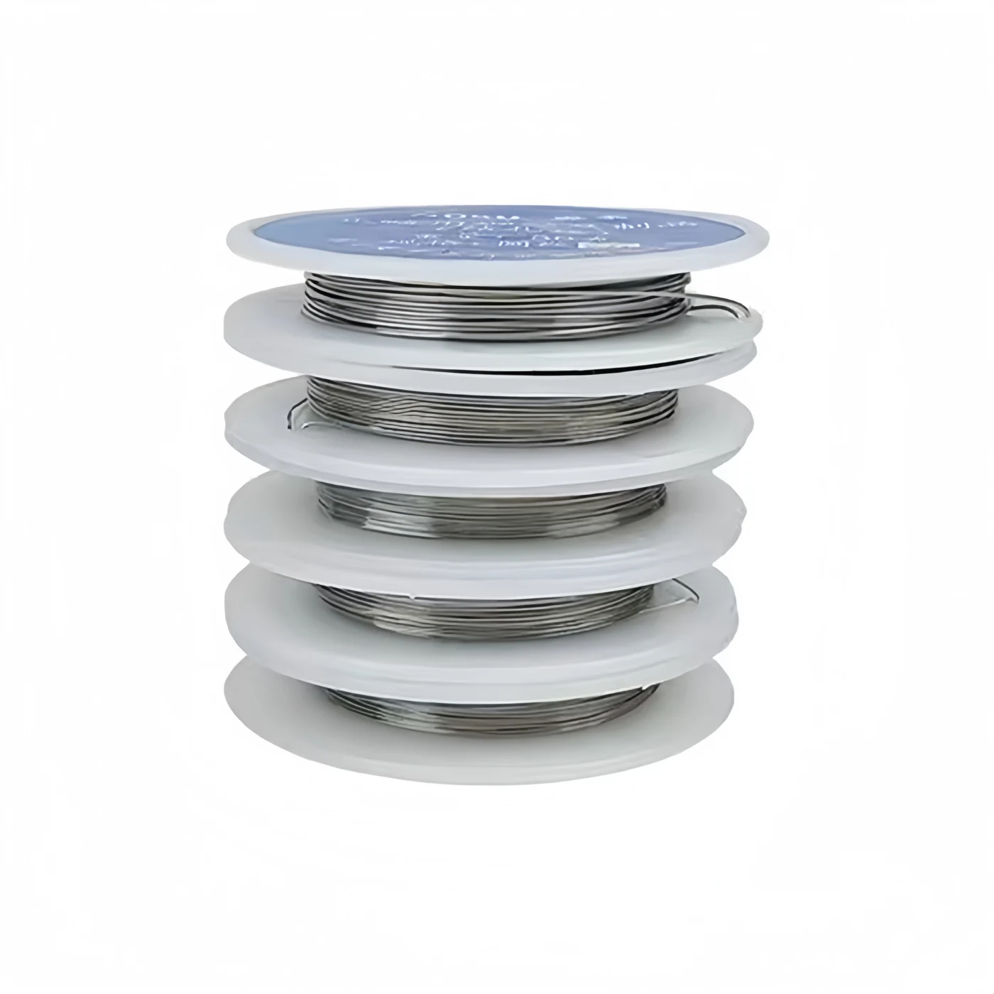 Stainless steel orthodontic ligature wire supplied on spools