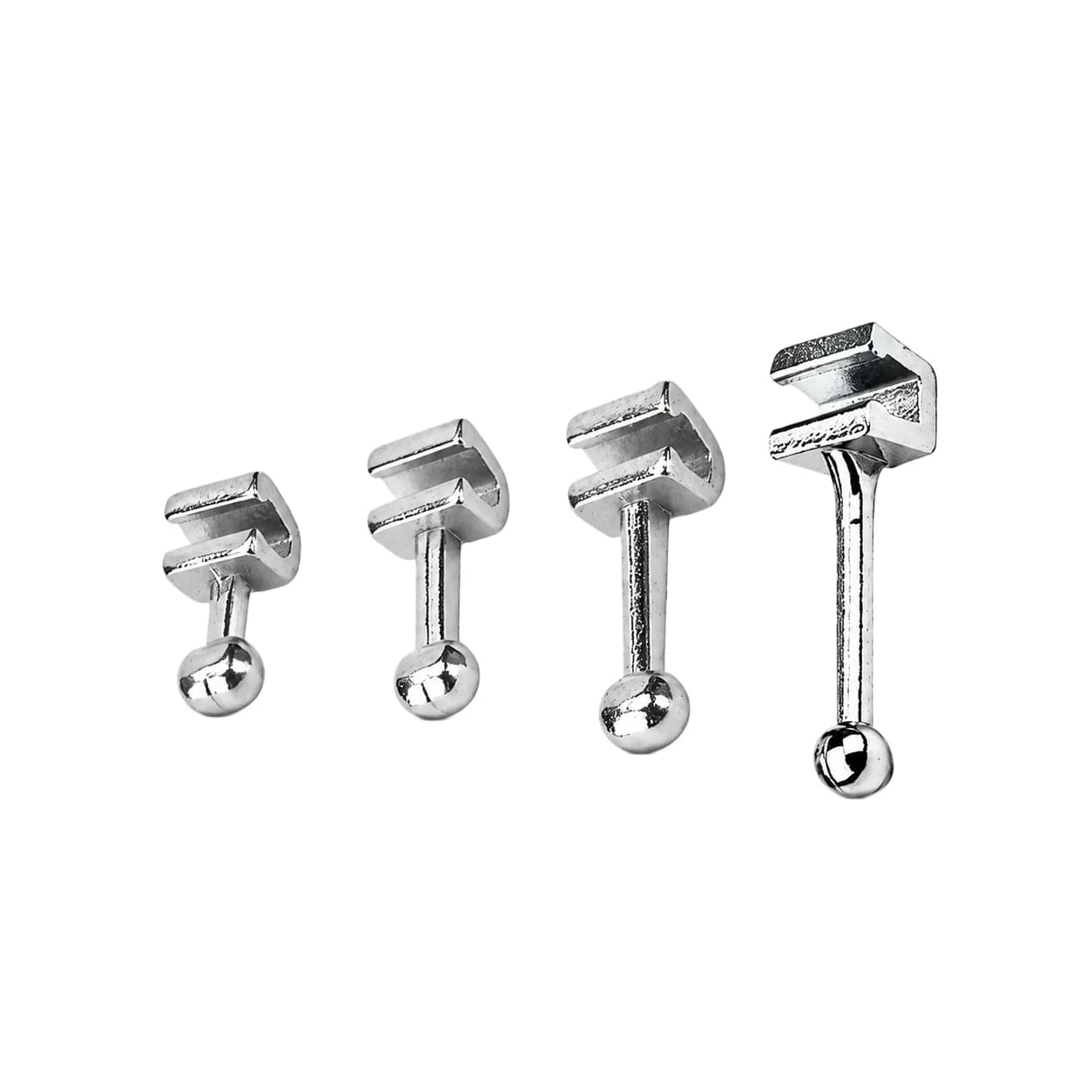 Orthodontic crimpable hooks in four length options
