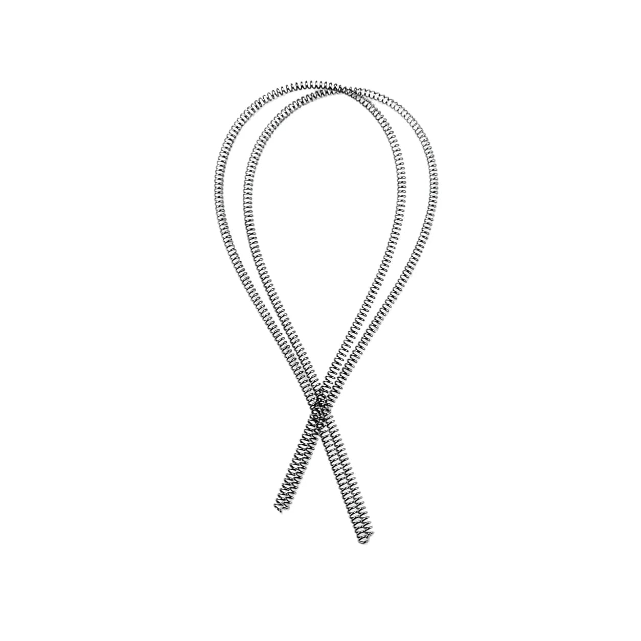 Orthodontic NiTi open coil springs supplied as continuous strips